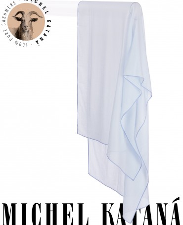 Палантин Унисекс Jq.CASH40_24-JAQUARD-1/AQU